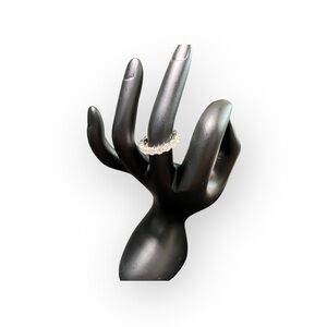 Size 7 Sterling Silver 925 Moissanite Ring